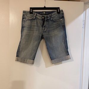7 for all mankind Jean shorts